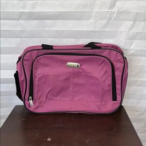 Riverstone Purple Nylon Travel Bag Set Lightweight Luggage Organizer Tote